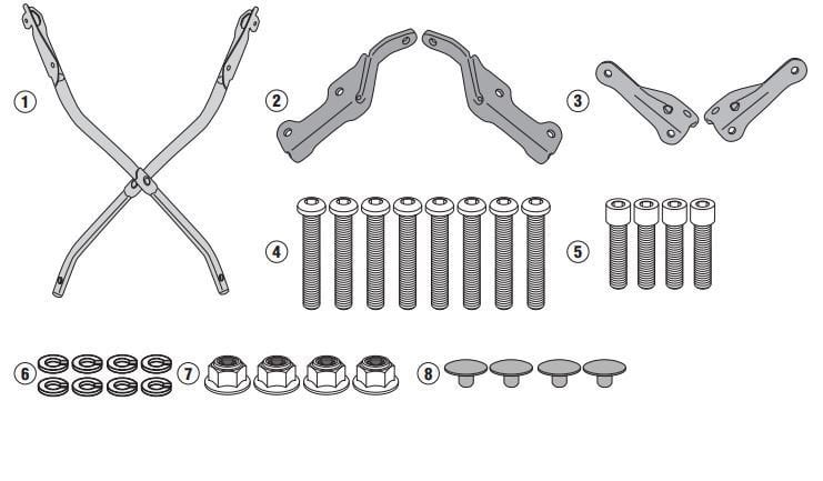 Givi 1173FZ Honda CB 650 R Arka Çanta Demiri