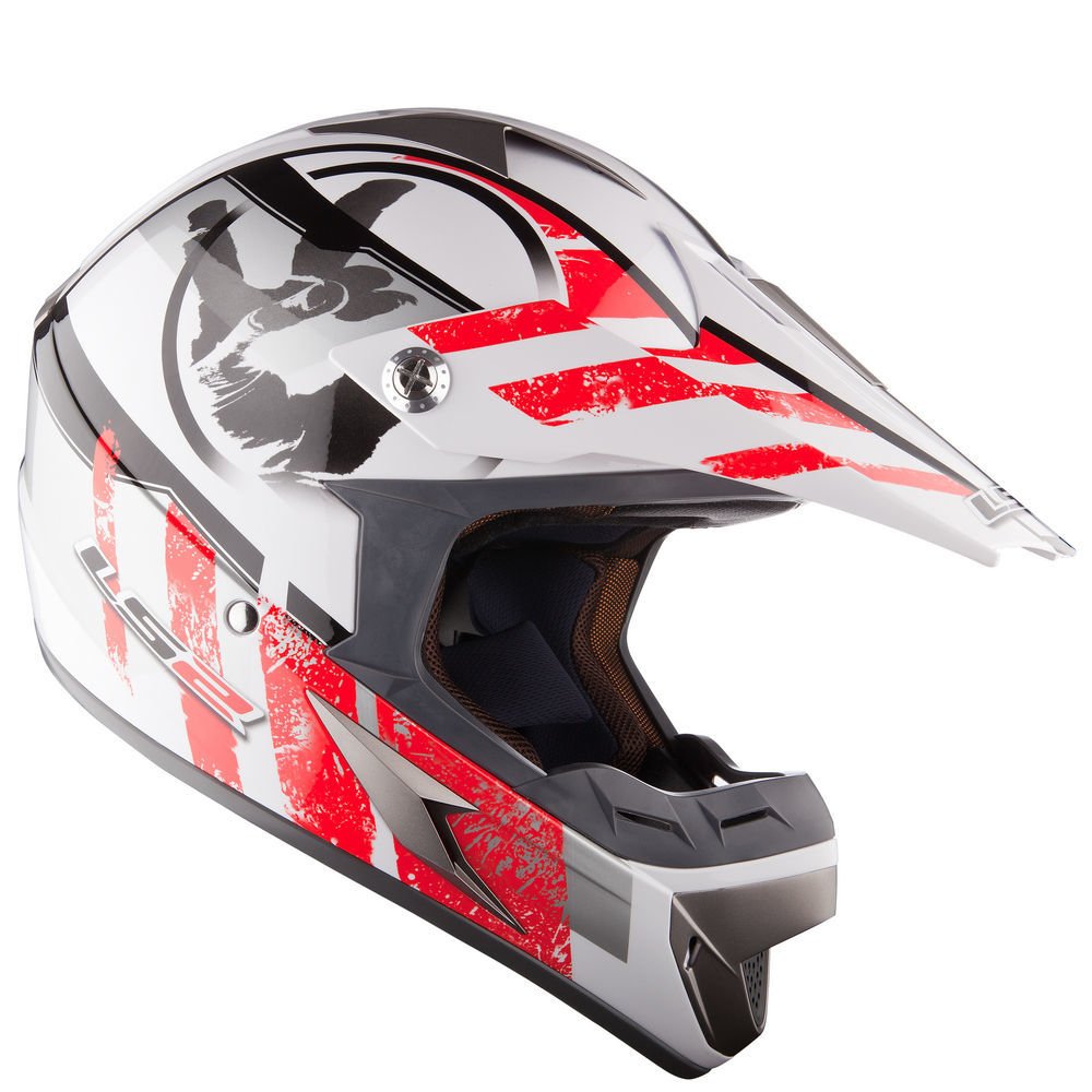 Ls2 MX433 Stripe Kırmızı