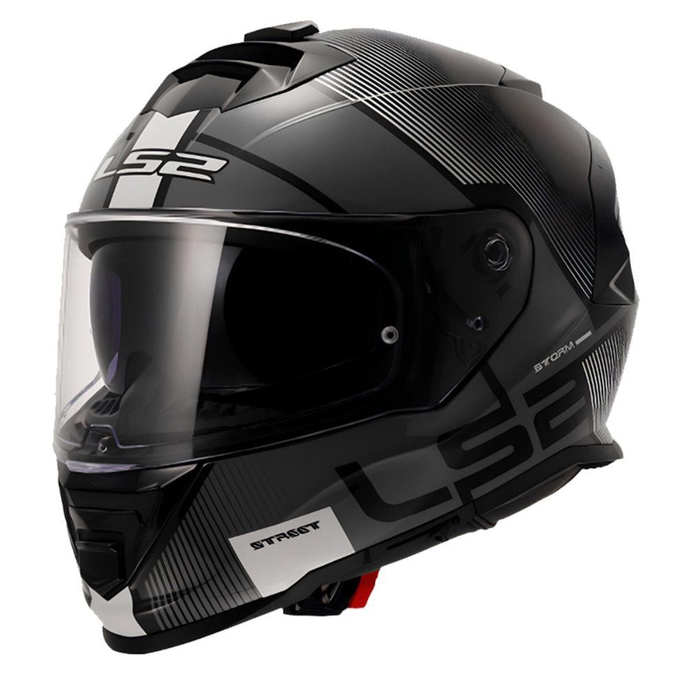 LS2 Storm 2 Kask Epic Siyah-Beyaz