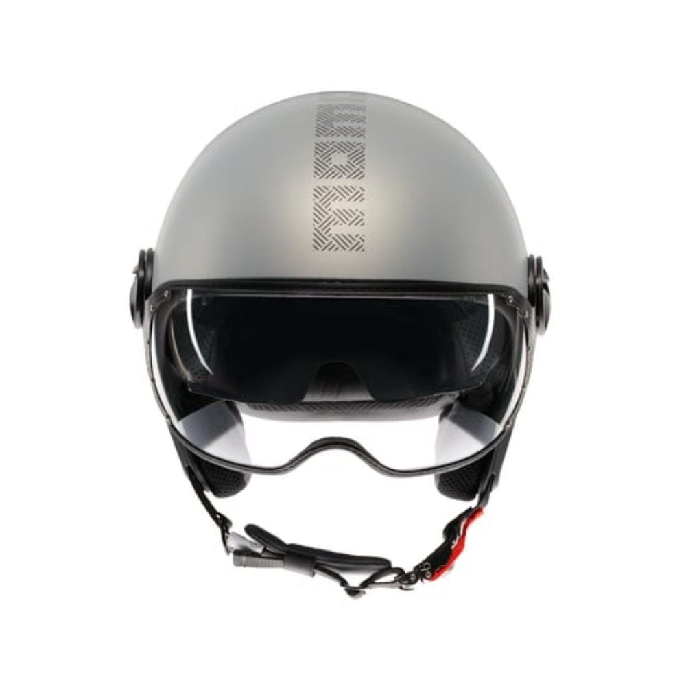 MomoDesign FGTR Evo Hip Matt Grey-Cerulean Grey Kask