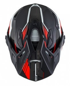 Nexx X.Wed 2 Kask Columbus Gri Kırmızı Siyah