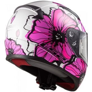 LS2 Rapid Kask Poppies Pembe