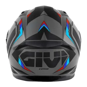 Givi 50.8 Kask Mach1 Mat Gri Siyah Kırmızı