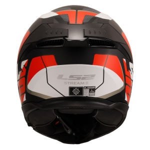 Ls2 Stream 2 Kask Road Mat Siyah Kırmızı Beyaz Gri