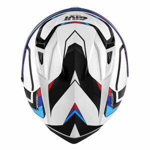 Givi 50.8 Kask Mach1 Beyaz Siyah Kırmızı