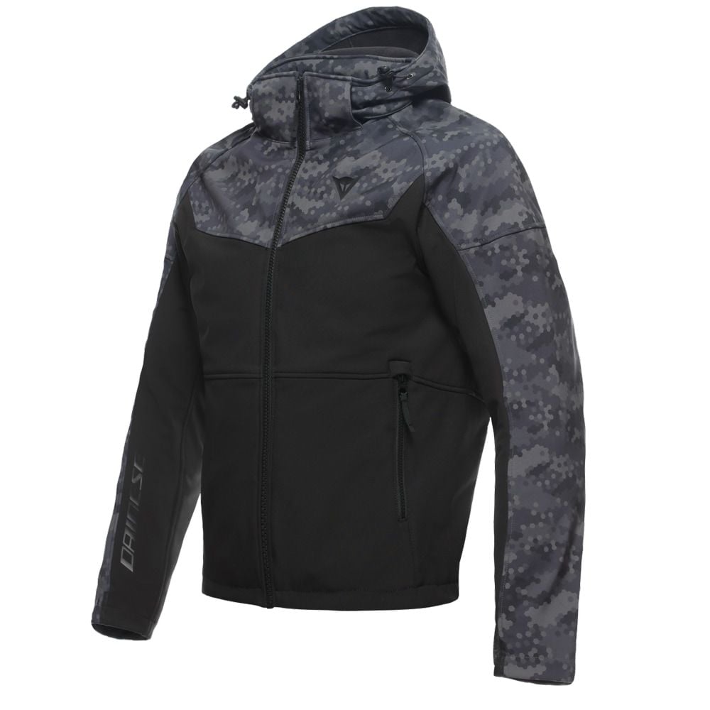 Dainese Ignite Tex Ceket Siyah Camo Gri