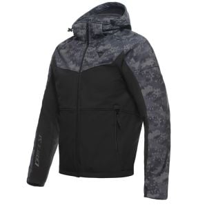Dainese Ignite Tex Ceket Siyah Camo Gri