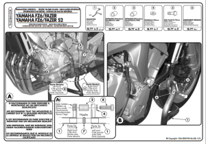 Kappa KN358 Yamaha FZ6 Koruma Demiri