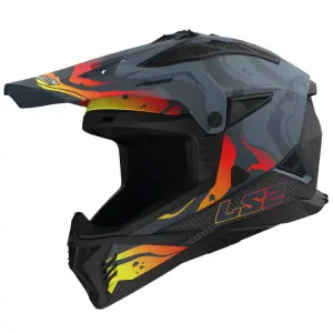 LS2 Fast 2 Kros Kask Wash Gri