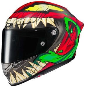 Hjc RPHA1 Kask Toxin Marvel MC1SF