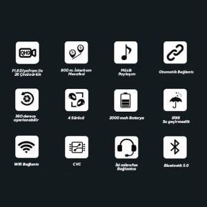 Scs S11 Kameralı Bluetooth Intercom