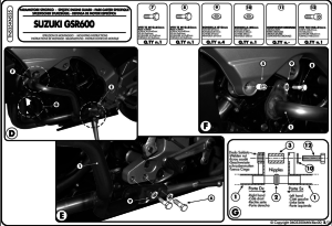 Kappa KN535 Suzuki GSR 600 Koruma Demiri