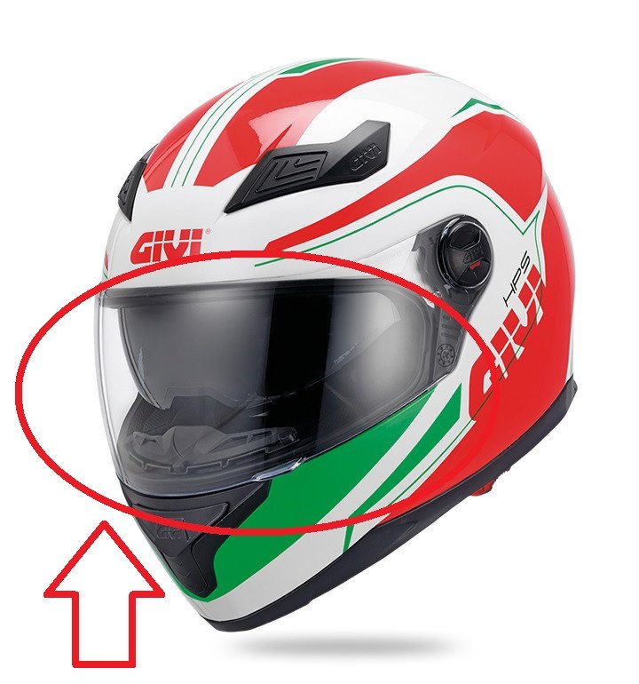 Givi Z2449TR 50.4 Kask Camı Beyaz