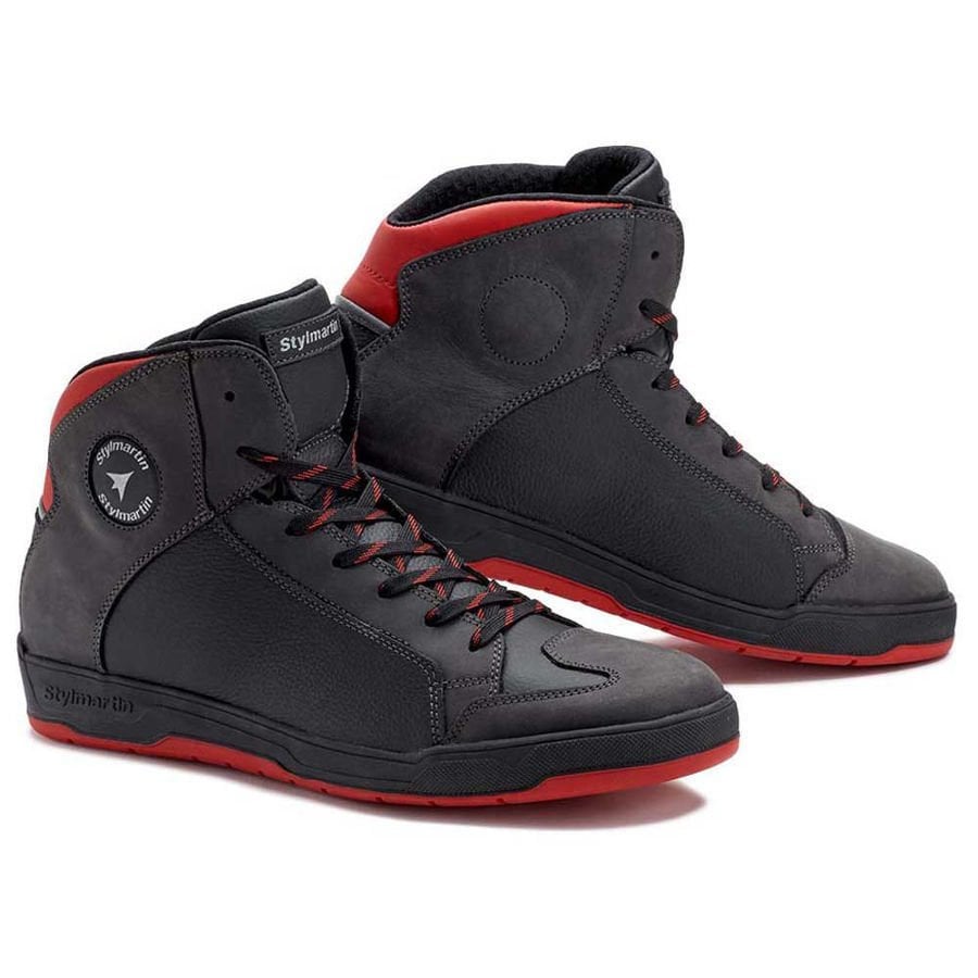 Stylmartin Double WaterProof Ayakkabı Siyah Kırmızı