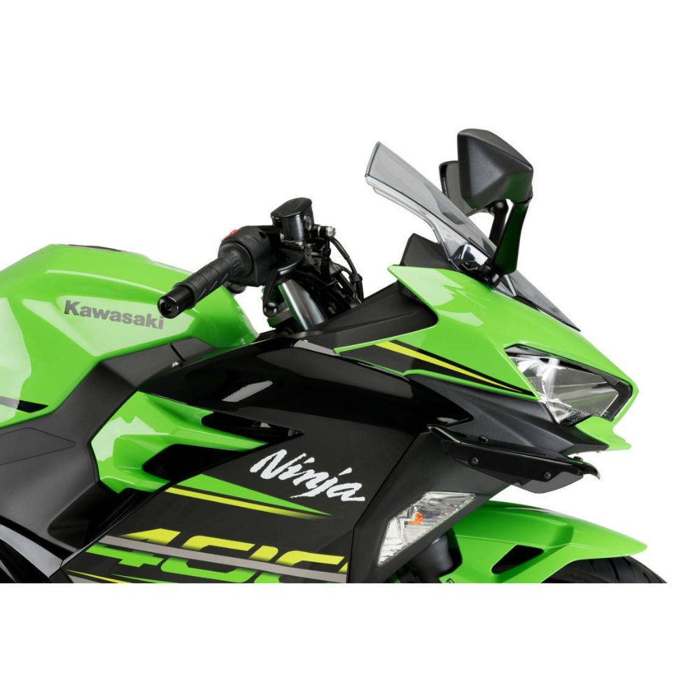 Puig 3172N  Downforce Spor Kawasaki Ninja 400 2024 Siyah Yan Spoiler