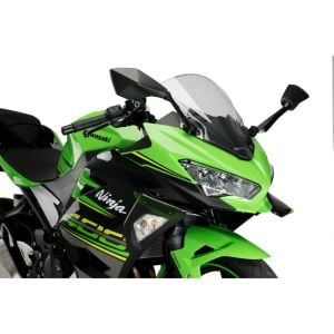 Puig 3172V  Downforce Spor Kawasaki Ninja 400 2024 Yeşil Yan Spoiler