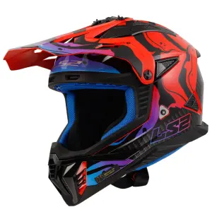 LS2 Fast 2 Kros Kask Wash Kırmızı
