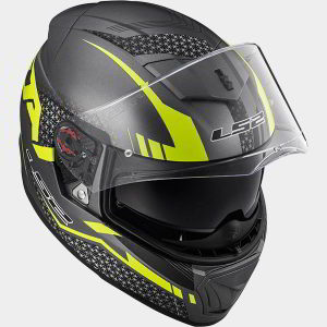 Ls2 FF390 Kask Split Mat Titanium Sarı