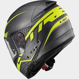 Ls2 FF390 Kask Split Mat Titanium Sarı