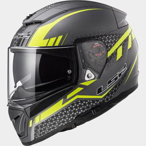 Ls2 FF390 Kask Split Mat Titanium Sarı