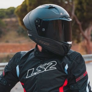 Ls2 Thunder Karbon Kask Gp Aero Mat Siyah