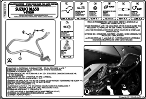 Kappa KN532 Suzuki DL 650 V-Strom Koruma Demiri