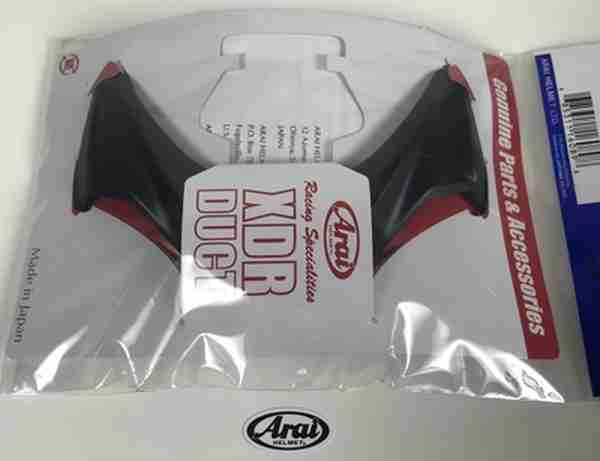 ARAI 55105659 PFV R-DUCT BLACK FROST