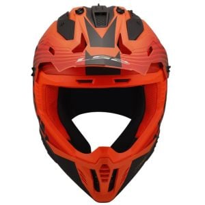 LS2 Fast 2 Kask Duck Turuncu-Kırmızı