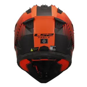 LS2 Fast 2 Kros Kask Duck Turuncu Kırmızı LS2 Fast 2 Duck Turuncu Kırmızı Kask
 2XL