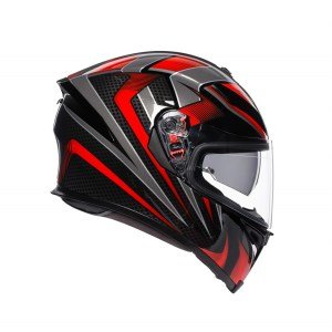 AGV K5 S Kask Hurricane 2.0 Black Red