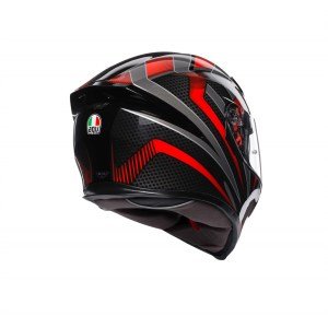 AGV K5 S Kask Hurricane 2.0 Black Red
