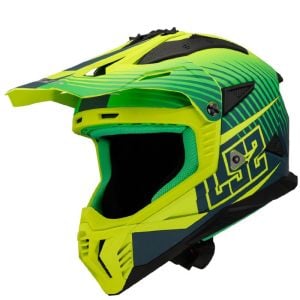LS2 Fast 2 Kask Duck Yeşil-Neon Sarı