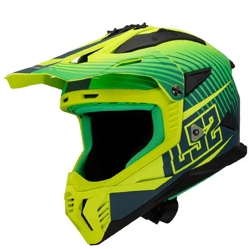 LS2 Fast 2 Kros Kask Duck Yeşil Neon Sarı LS2 Fast 2 Duck Yeşil Neon Sarı Kask
 2XL