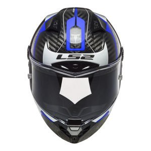 Ls2 Thunder Karbon Kask Racing 1 Mavi Beyaz