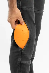 Soho Riders Korumalı Kadın Kot Pantolon Siyah