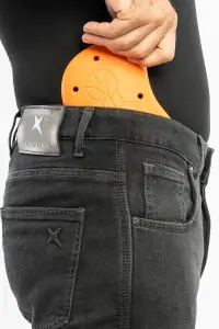 Soho Riders Korumalı Kadın Kot Pantolon Siyah