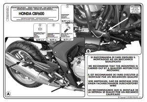 Kappa KN456 Honda CBF 600S - 600N Koruma Demiri