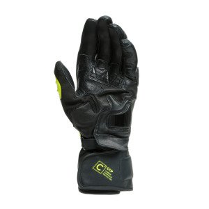 Dainese Carbon 3 Uzun Deri Eldiven Sarı