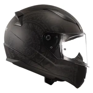 LS2 Rapid 2 Kapalı Kask Takaroa Mat Siyah