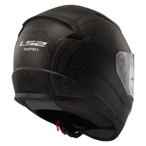 LS2 Rapid 2 Kapalı Kask Takaroa Mat Siyah