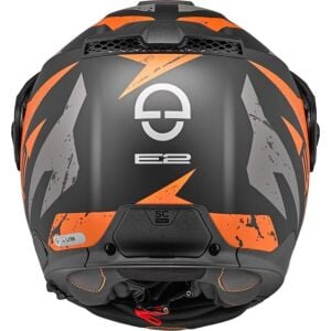 Schuberth E2 Explorer Orange Terekli Çene Açılır Kask