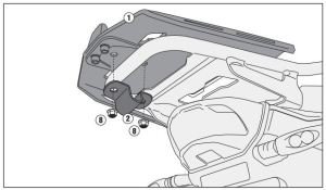 Kappa KRA5112 Bmw R 1200 GS ADV Arka Çanta Demiri