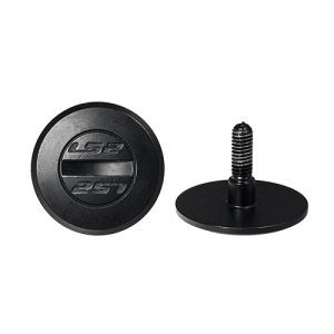 LS2 Cabrio Kask Vida Set (Siyah Plastik)