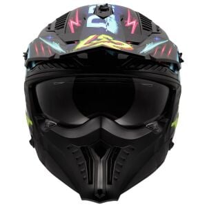 LS2 Drifter Kask Rayz Siyah Mavi