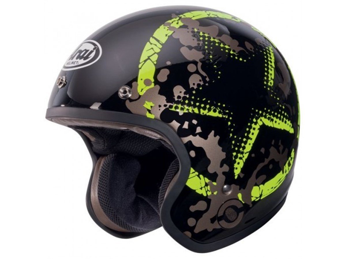 Arai Freeway Classic Comet Green Açık Kask | Arai Açık Kask Modelleri