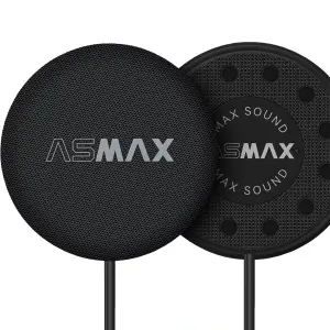 ASMAX F1 Pro Mesh ve Sesli Komutlu Bluetooth İnterkom Gri
