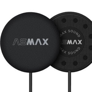 ASMAX F1 Pro Mesh ve Sesli Komutlu Bluetooth İnterkom Kırmızı