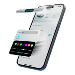 ASMAX F1 Pro Mesh ve Sesli Komutlu Bluetooth İnterkom Kırmızı