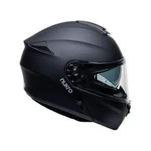 Nukro 938SV Çene Açılır Kask Mat Siyah