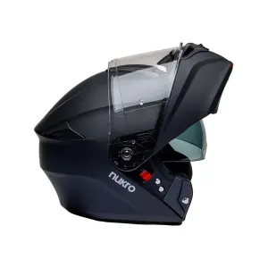Nukro 938SV Çene Açılır Kask Mat Siyah